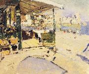 Konstantin Alexeievich Korovin On the Seashore in the Crimea oil painting reproduction